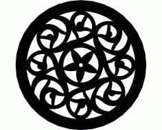 Rose Pattern 8 Free DXF File