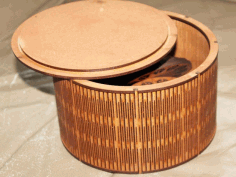 Round Box 150mm Dia Free Vector File