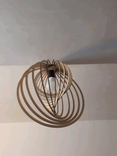 Round Chandelier For Laser Cut Free Vector File