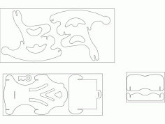 Sandalye (rocking Chair) Design Free DXF File