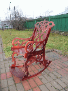 Sandalye (rocking Chair) Free DXF File