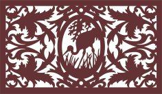 Sarus Room Divider Seamless Screen For Laser Cut Free Vector File