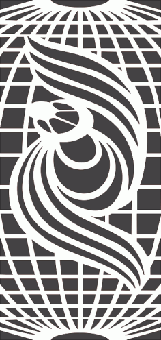 Screen Ornamental Pattern Free DXF File
