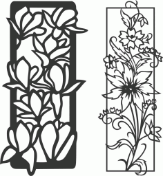 Screen Panel Patterns Seamless 101 Free DXF File