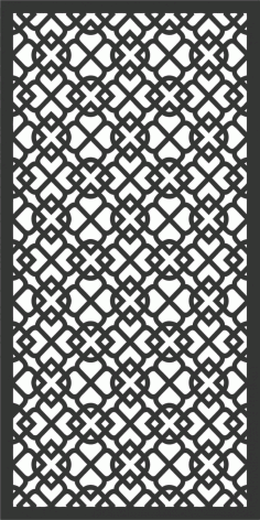 Screen Panel Patterns Seamless 16 Free DXF File