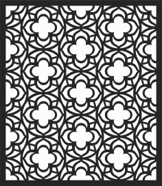 Screen Panel Patterns Seamless 19 Free DXF File