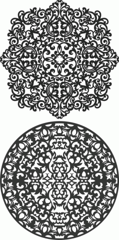 Screen Panel Patterns Seamless 2 Free DXF File