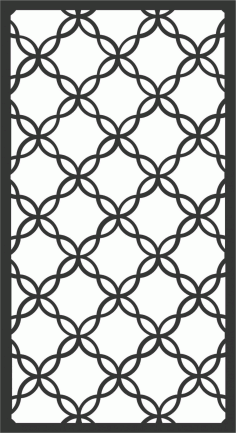 Screen Panel Patterns Seamless 24 Free DXF File