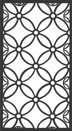 Screen Panel Patterns Seamless 25 Free DXF File