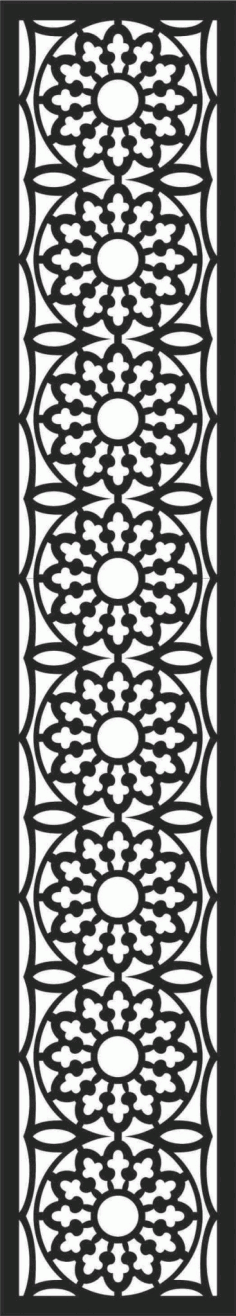 Screen Panel Patterns Seamless 30 Free DXF File
