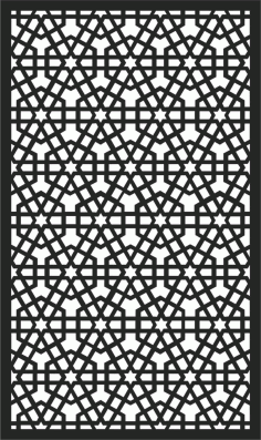 Screen Panel Patterns Seamless 36 Free DXF File