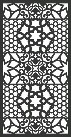 Screen Panel Patterns Seamless 56 Free DXF File