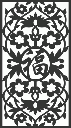 Screen Panel Patterns Seamless 72 Free DXF File