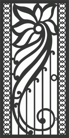 Screen Panel Patterns Seamless 76 Free DXF File