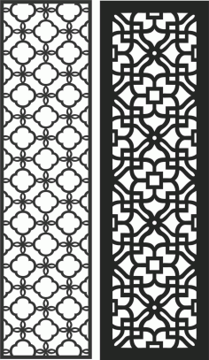 Screen Panel Patterns Seamless 79 Free DXF File