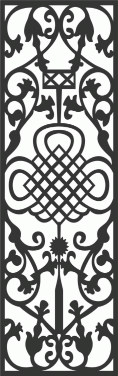 Screen Panel Patterns Seamless 90 Free DXF File
