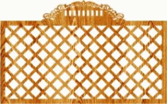 Screen Partition For Laser Cut Cnc Free DXF File