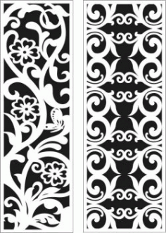 Screen Partitioned For Laser Cut Cnc Free DXF File