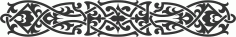 Screen Room Divider Border Design Free DXF File