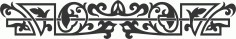 Screen Room Divider Border Seamless Design Free DXF File
