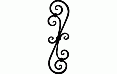 Scroll 11 Free DXF File