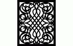 Scroll Saw Pattern Free DXF File