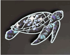 Sea Turtle Mandala Free Vector File