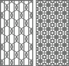 Seamless Room Divider Separator Screen For Laser Cut Free Vector File, Free Vectors File