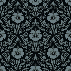 Seamless Separator Floral Lattice Stencil Design For Laser Cut Free Vector File