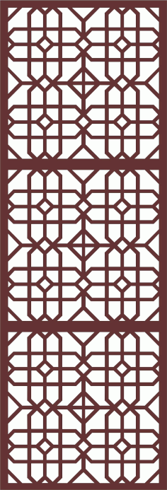 Seamless Separator Grill Design For Laser Cut Free Vector File
