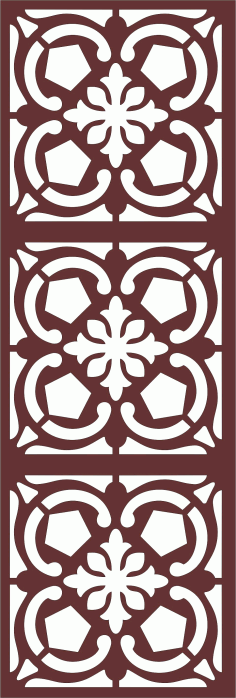 Seamless Separator Grill For Laser Cut Free Vector File