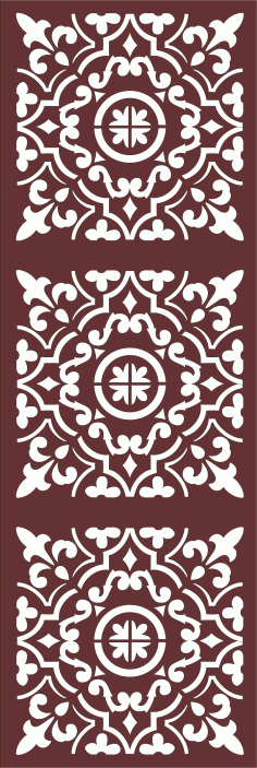 Seamless Separator Grill Pattern For Laser Cut Free Vector File
