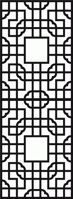 Seamless Separator Screen Art For Laser Cut Free Vector File