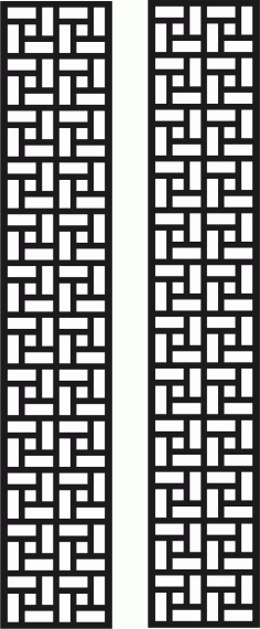 Seamless Separator Screen Design For Laser Cut Free Vector File