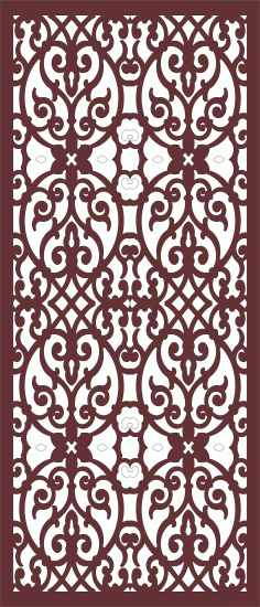 Seamless Separator Screen For Laser Cutting Free DXF File