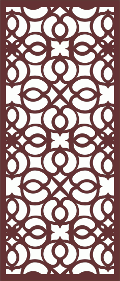 Seamless Separator Screen Pattern Cnc Laser Cutting Free DXF File