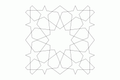 Sel Uklu Modeli 12 Kollu Free DXF File