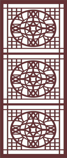 Separator Seamless Floral Screen Designs For Laser Cutiing Free Vector File