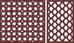 Separators Room Divider Seamless Screen Designs For Laser Cutting Free DXF File