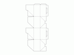 Shipping Box Free DXF File