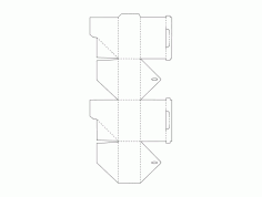 Shipping Storage Box Free DXF File