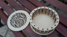 Shkatulka Dlya Nitok For Laser Cut Free Vector File