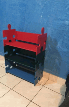 Shoe Rack For Laser Cutting Free Vector File