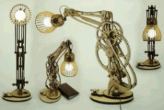 Shutter Lamp At The Desk For Laser Cut Cnc Free DXF File