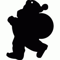 Simple Animal Silhouette Free DXF File