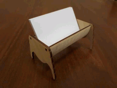 Simple Business Card Holder For Laser Cutting Free Vector File