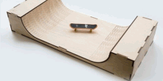 Skate Lane For Laser Cut Free Vector File