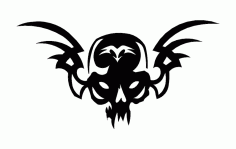 Skull 21 Free DXF File