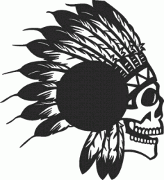 Skull Clock Free Vector File