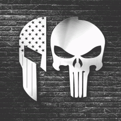 Skull Mask Free DXF File